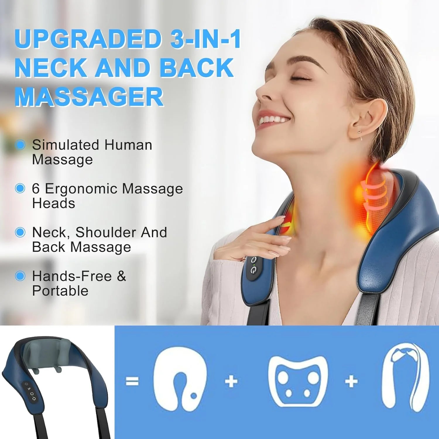 Uvbtreatment Shoulder and Neck Massager for Pain Relief