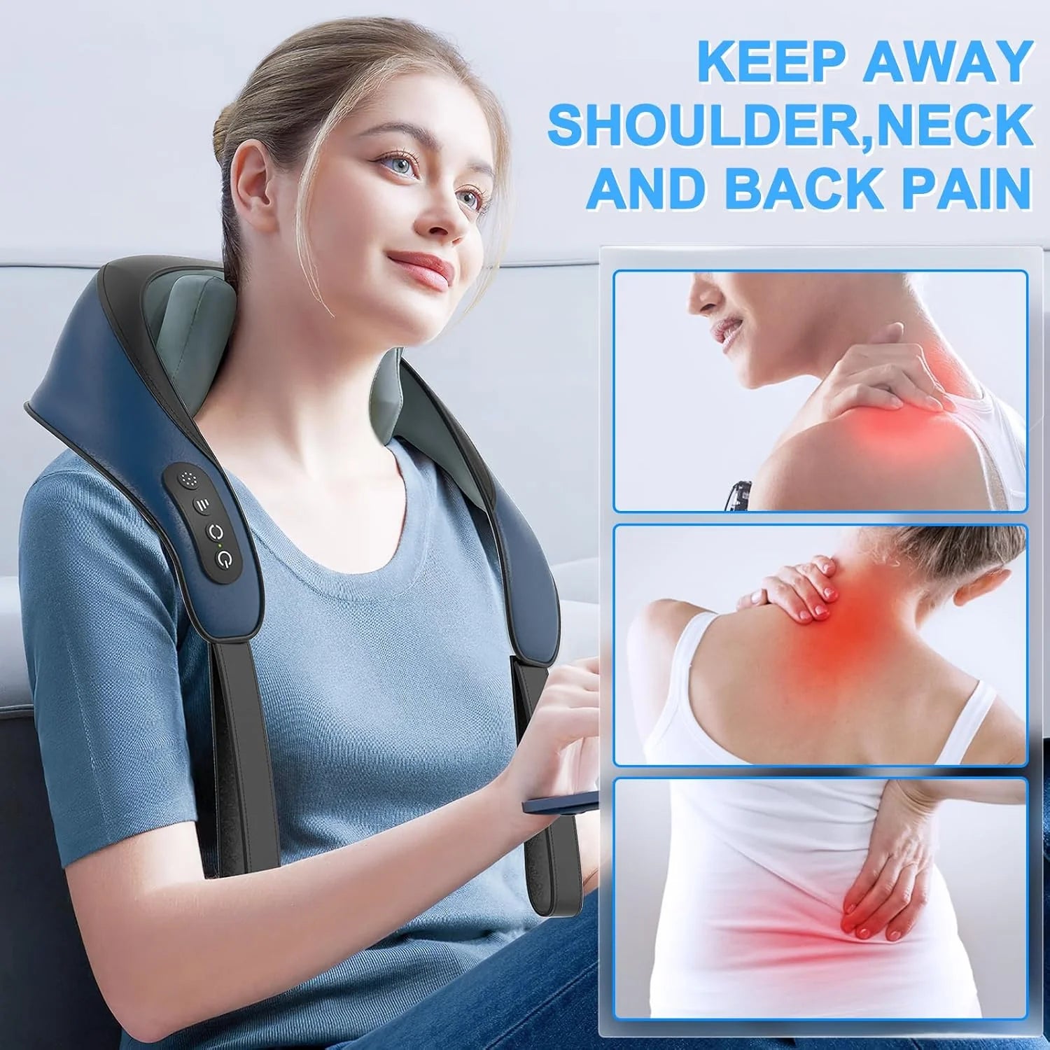Uvbtreatment Shoulder and Neck Massager for Pain Relief